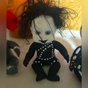 Small hand painted Halloween doll